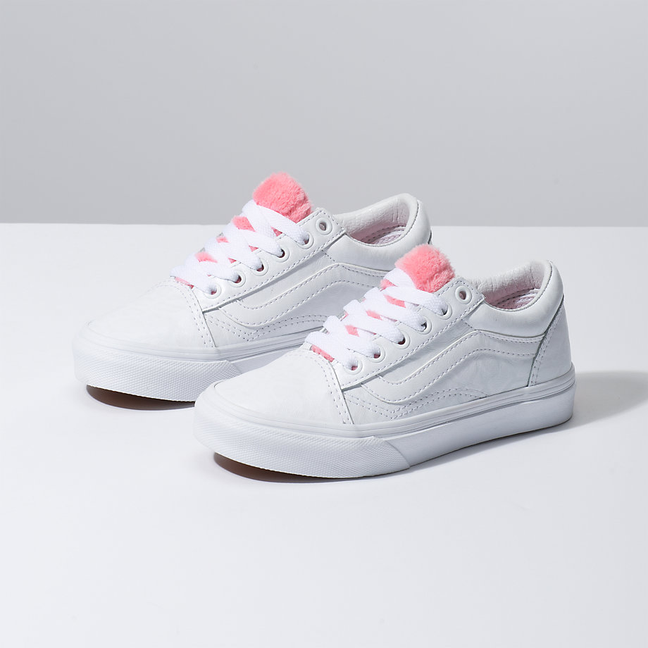 Vans Kiz Çocuk Spor Ayakkabı White Giraffe Old Skool Beyaz/Pembe | 31019-347